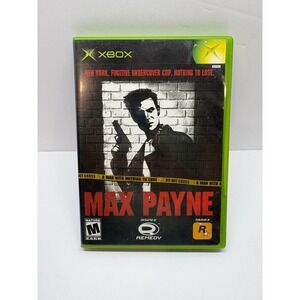 Max Payne Video Game Microsoft Xbox Remedy Rockstar Games